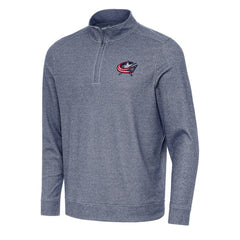 Columbus Blue Jackets Antigua Subtle Quarter-Zip Sweatshirt Outlet