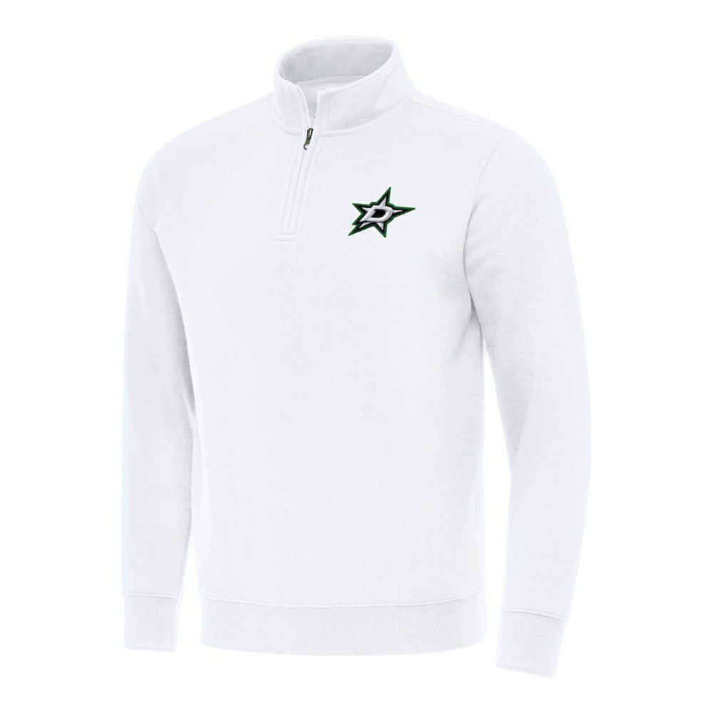 Dallas Stars Antigua Victory Quarter-Zip Mock Sweatshirt On Sale