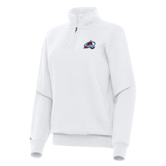 Colorado Avalanche Antigua Women's Victory Quarter-Zip Sweatshirt Online