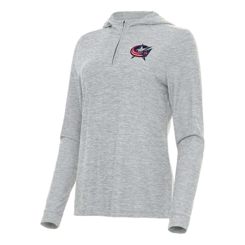 Columbus Blue Jackets Antigua Women's Daybreak Quarter-Zip Hoodie Sale