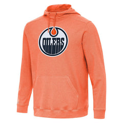 Edmonton Oilers Antigua Cloud Pullover Hoodie For Sale
