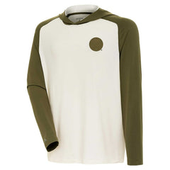 Buffalo Sabres Antigua Intrepid Sand Raglan Long Sleeve Hoodie T-Shirt Online