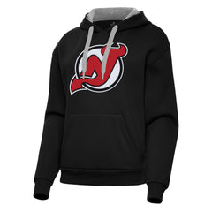 New Jersey Devils Antigua Women's Victory Pullover Hoodie For Sale