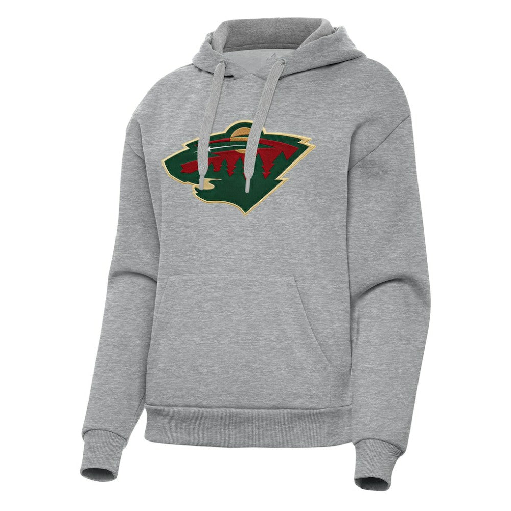 Minnesota Wild Antigua Women's Victory Pullover Hoodie On Sale