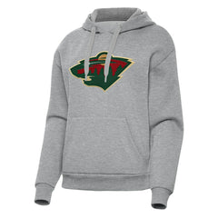 Minnesota Wild Antigua Women's Victory Pullover Hoodie On Sale