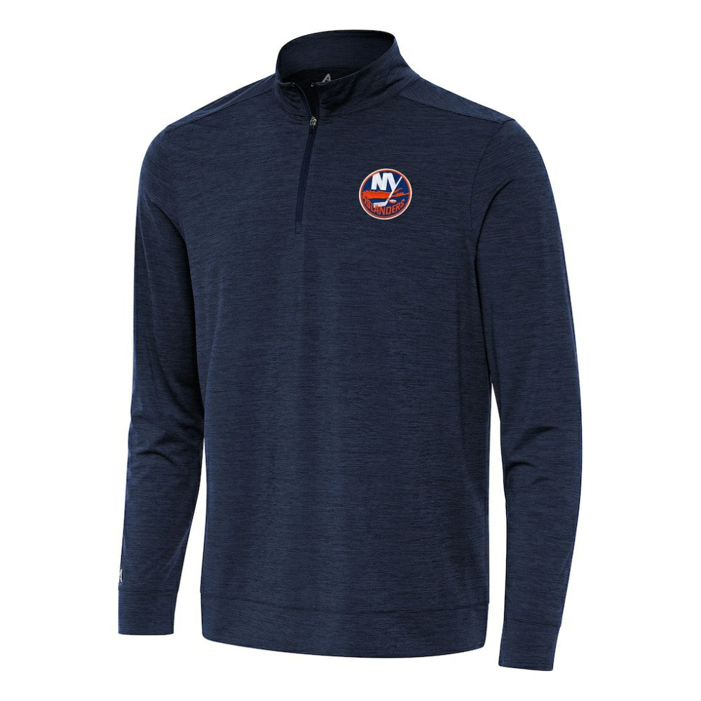 New York Islanders Antigua Bright Quarter-Zip Top For Sale