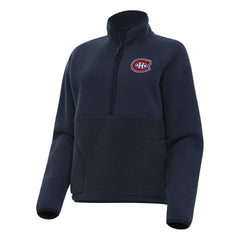 Montreal Canadiens Antigua Women's Figure Half-Zip Pullover Sweatshirt For Sale