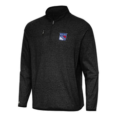 New York Rangers Antigua Certain Quarter-Zip Tri-Blend Sweatshirt Discount