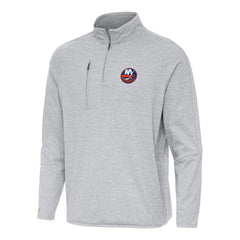 New York Islanders Antigua Certain Quarter-Zip Tri-Blend Sweatshirt For Sale