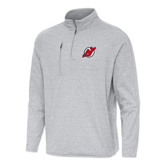 New Jersey Devils Antigua Certain Quarter-Zip Tri-Blend Sweatshirt Discount