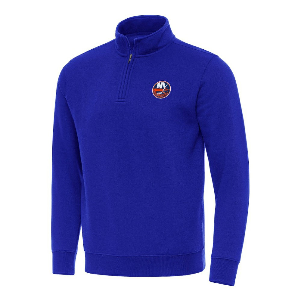 New York Islanders Antigua Victory Quarter-Zip Mock Sweatshirt Discount