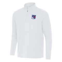 New York Rangers Antigua Intent Quarter-Zip Top Sale