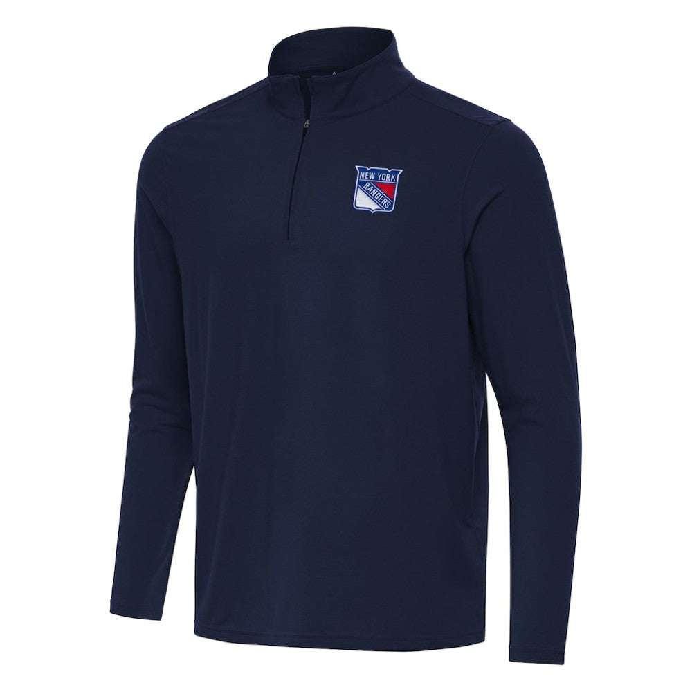 New York Rangers Antigua Intent Quarter-Zip Top Discount