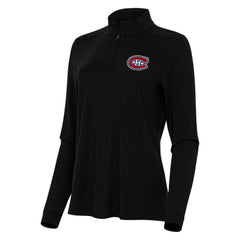 Montreal Canadiens Antigua Women's Intent Quarter-Zip Top Outlet