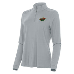 Minnesota Wild Antigua Women's Intent Quarter-Zip Top Discount