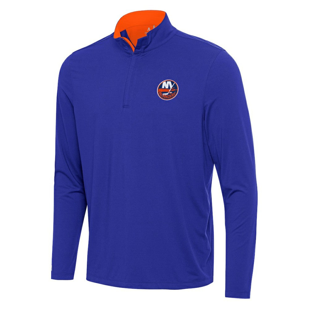 New York Islanders Antigua Content Quarter-Zip Pullover Top Sale