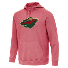 Minnesota Wild Antigua Cloud Pullover Hoodie On Sale