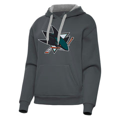San Jose Sharks Antigua Women's Victory Pullover Hoodie Online