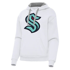 Seattle Kraken Antigua Women's Victory Pullover Hoodie For Sale
