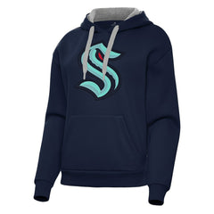 Seattle Kraken Antigua Women's Victory Pullover Hoodie Sale