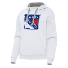 New York Rangers Antigua Women's Victory Pullover Hoodie On Sale