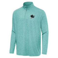 San Jose Sharks Antigua Hunk Quarter-Zip Top Sale