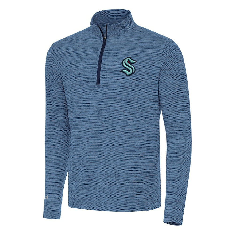 Seattle Kraken Antigua Cause Quarter-Zip Top On Sale