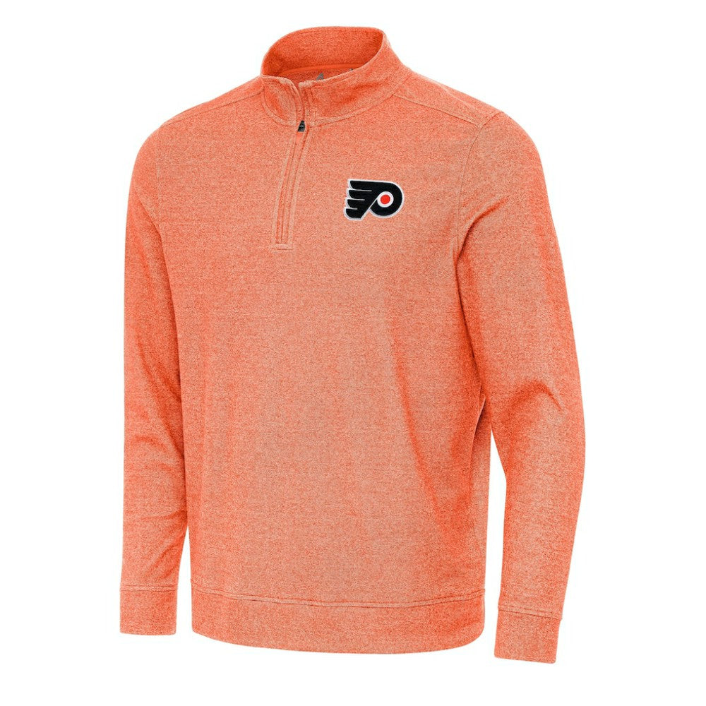 Philadelphia Flyers Antigua Subtle Quarter-Zip Sweatshirt Sale