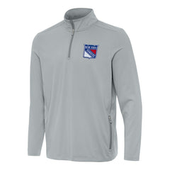 New York Rangers Antigua Perilous Quarter-Zip Sweatshirt Discount