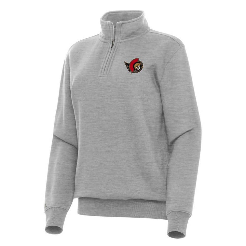 Ottawa Senators Antigua Women's Victory Quarter-Zip Sweatshirt On Sale