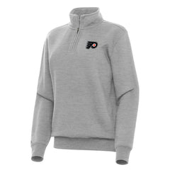Philadelphia Flyers Antigua Women's Victory Quarter-Zip Sweatshirt For Sale