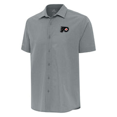 Philadelphia Flyers Antigua Activate Woven Short Sleeve Button-Up Shirt Outlet