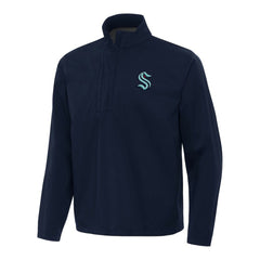 Seattle Kraken Antigua Brisk Quarter-Zip Windbreaker For Sale
