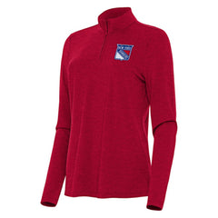 New York Rangers Antigua Women's Bright Quarter-Zip Top Sale