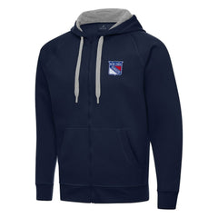 New York Rangers Antigua Big & Tall Victory Full-Zip Hoodie On Sale