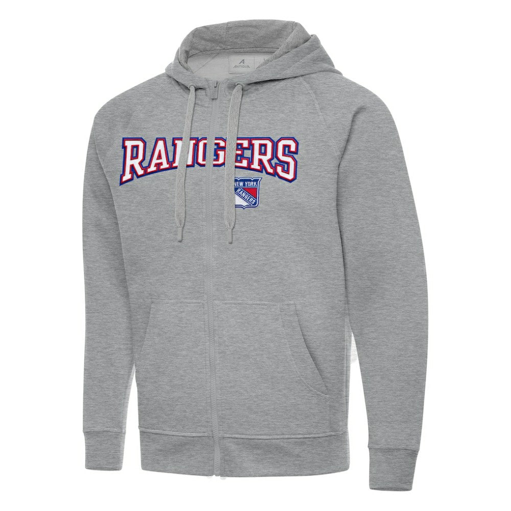 New York Rangers Antigua Big & Tall Victory Full-Zip Hoodie Sale