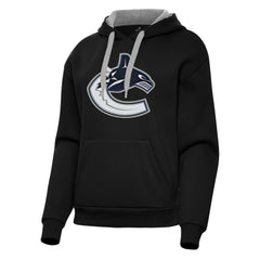 Vancouver Canucks Antigua Women's Victory Pullover Hoodie On Sale