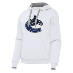Vancouver Canucks Antigua Women's Victory Pullover Hoodie Online