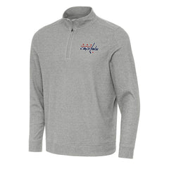 Washington Capitals Antigua Subtle Quarter-Zip Sweatshirt For Sale