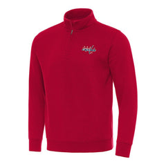 Washington Capitals Antigua Victory Quarter-Zip Mock Sweatshirt Sale