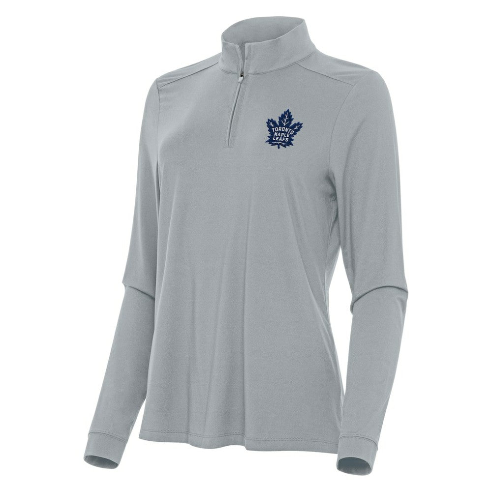 Toronto Maple Leafs Antigua Women's Intent Quarter-Zip Top On Sale