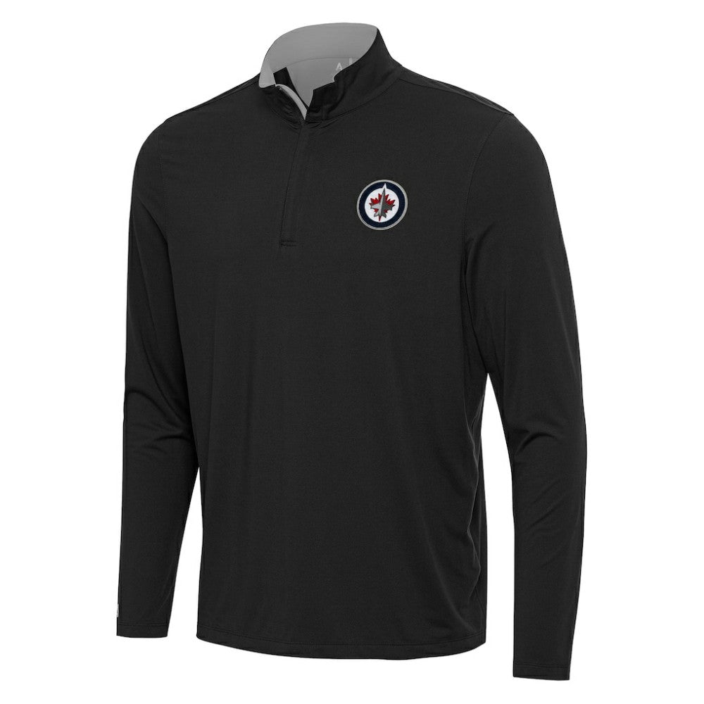 Winnipeg Jets Antigua Content Quarter-Zip Pullover Top On Sale