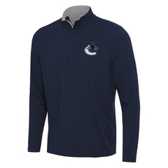 Vancouver Canucks Antigua Content Quarter-Zip Pullover Top Online