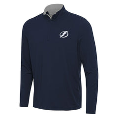 Tampa Bay Lightning Antigua Content Quarter-Zip Pullover Top Discount