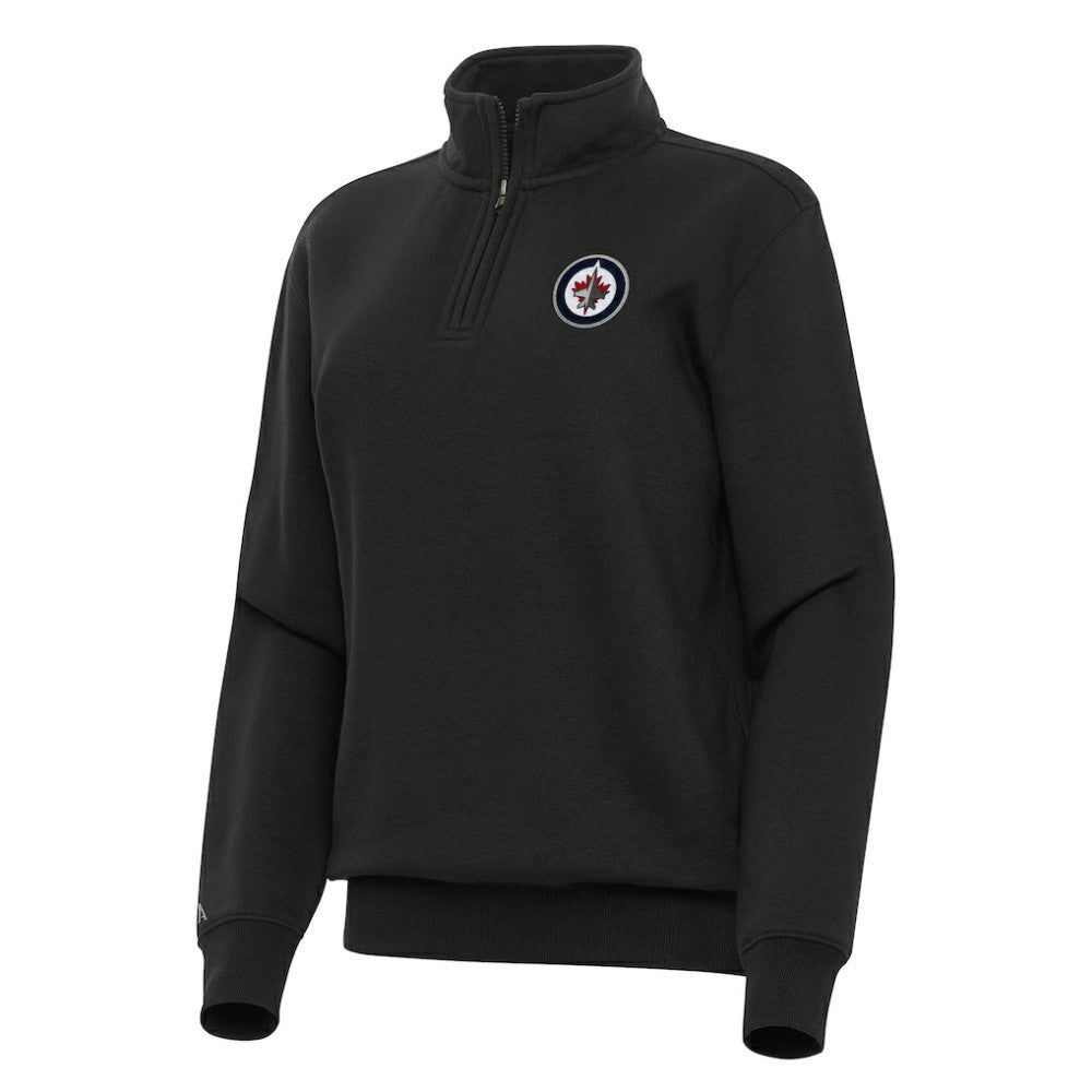 Winnipeg Jets Antigua Women's Victory Quarter-Zip Sweatshirt Outlet