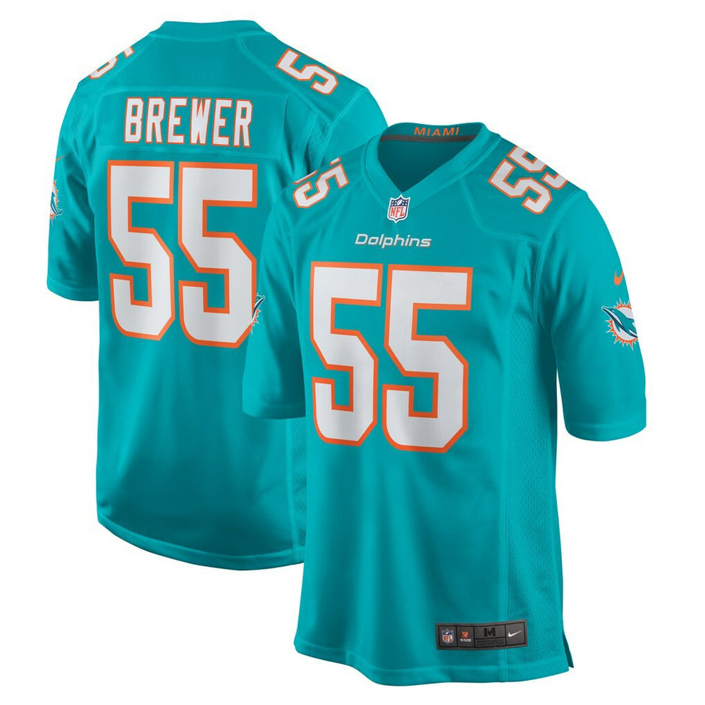 Miami Dolphins Nike Aaron Brewer Game Jersey