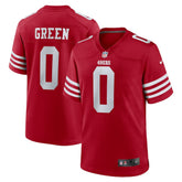 San Francisco 49ers Nike Renardo Green Game Jersey