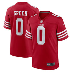 San Francisco 49ers Nike Renardo Green Game Jersey