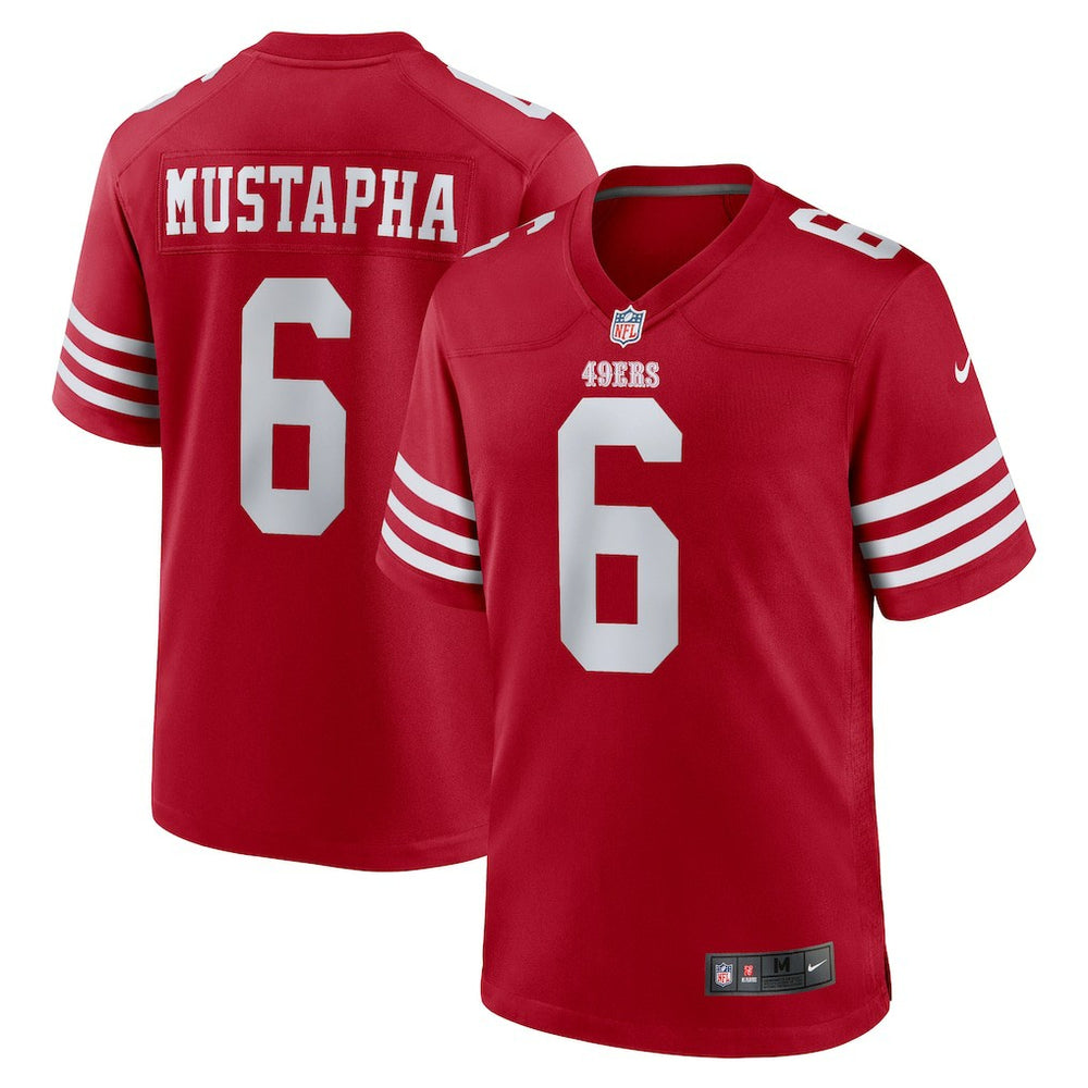 San Francisco 49ers Nike Malik Mustapha Game Jersey