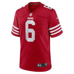 San Francisco 49ers Nike Malik Mustapha Game Jersey
